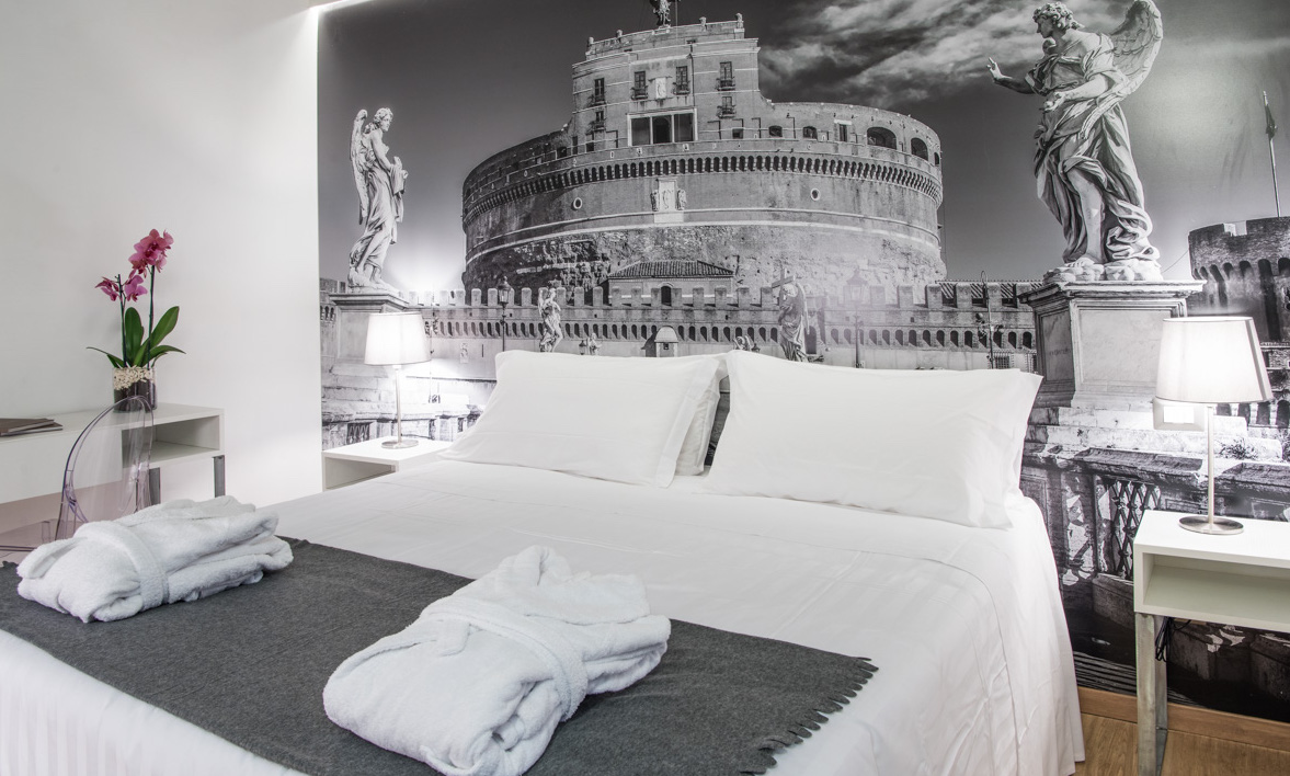 hotel charming roma camera